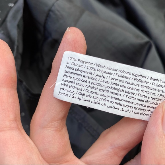 F&F Shift Black Dress Size 8 Polka Dot Long-sleeve - Picture 9 of 9